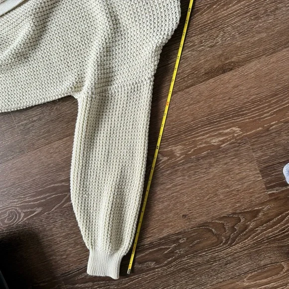 QUALFORT Cardigan Sweater 100% Cotton Button-Down Oversized Knit Cardigans - Picture 6 of 9